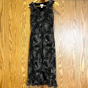 Ann Taylor Loft sleeveless black dress
